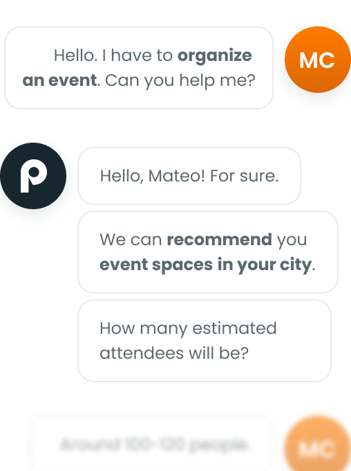 Localized concierge for your events