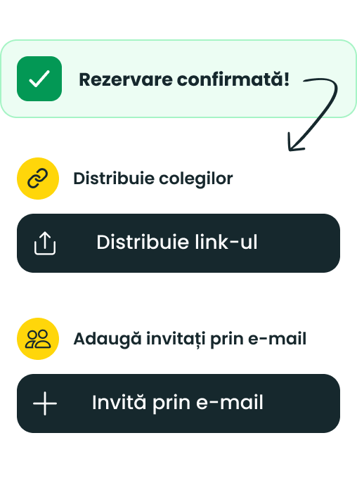 Invită-ți echipa sau un oaspete